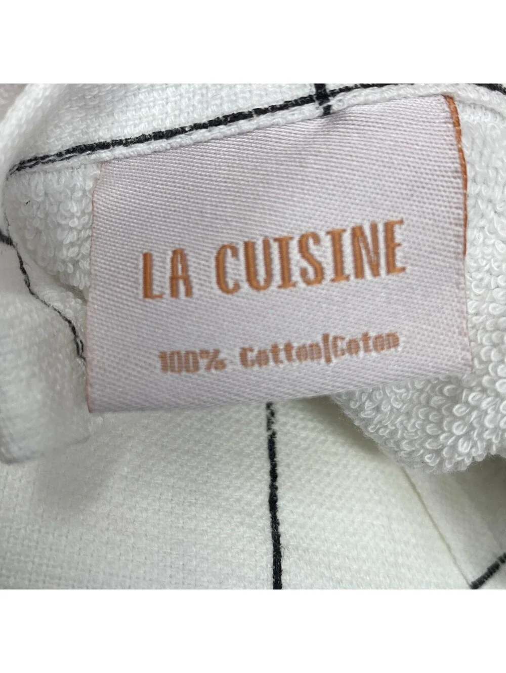 La Cuisine by Kassatex Christmas Cat Kitchen Towels Set 3 18x28 Cotton NWT